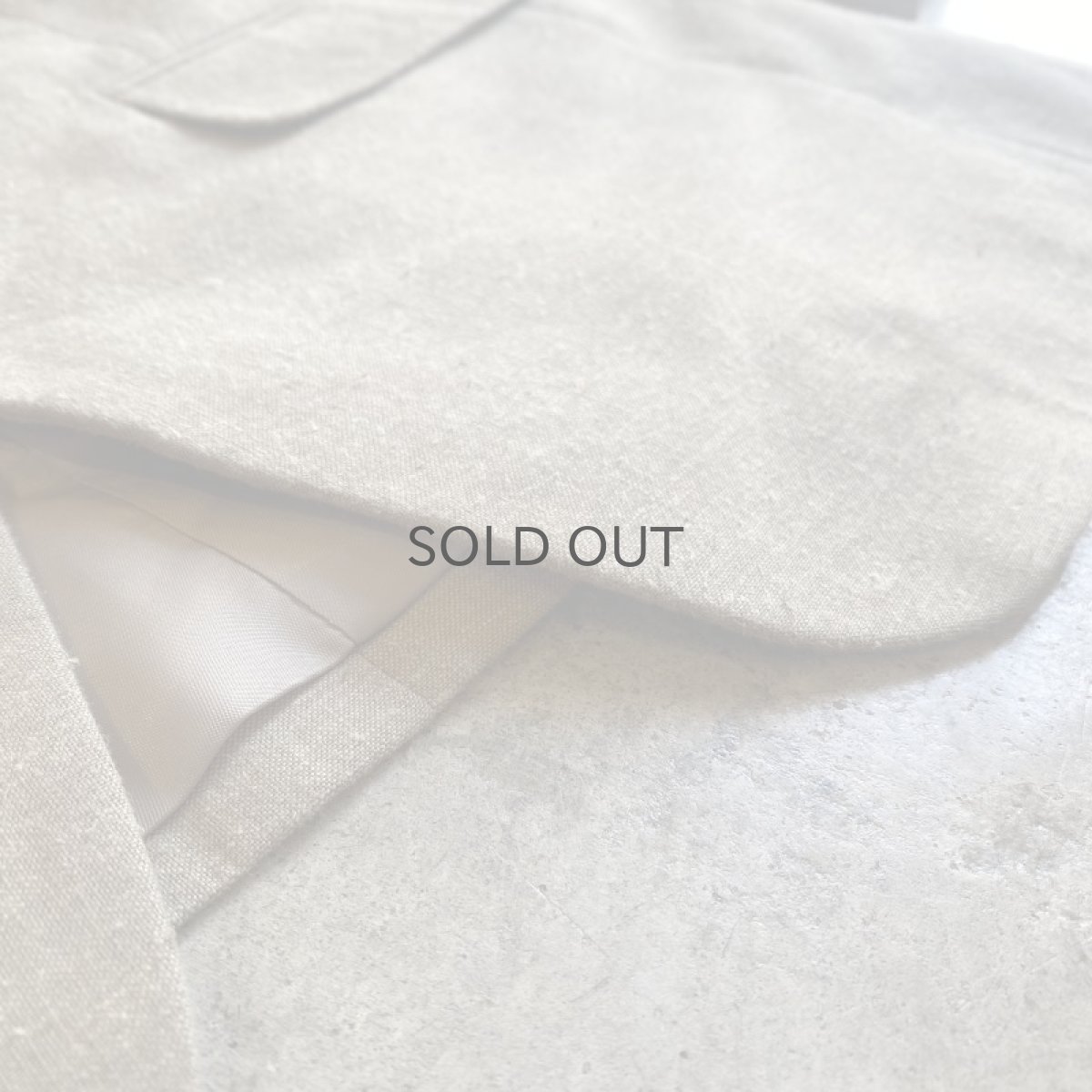 画像9: 【Wiz&Witch】"WEIRD" SHOULDER OFF LINEN TAYLOR JACKET / OS (9)