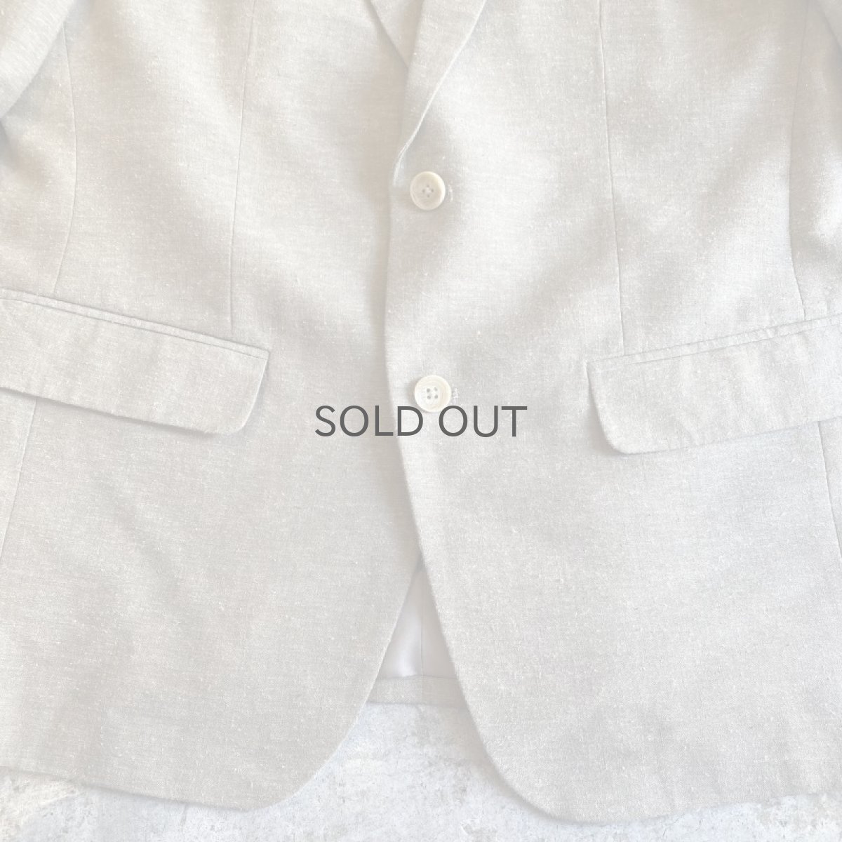 画像8: 【Wiz&Witch】"WEIRD" SHOULDER OFF LINEN TAYLOR JACKET / OS (8)