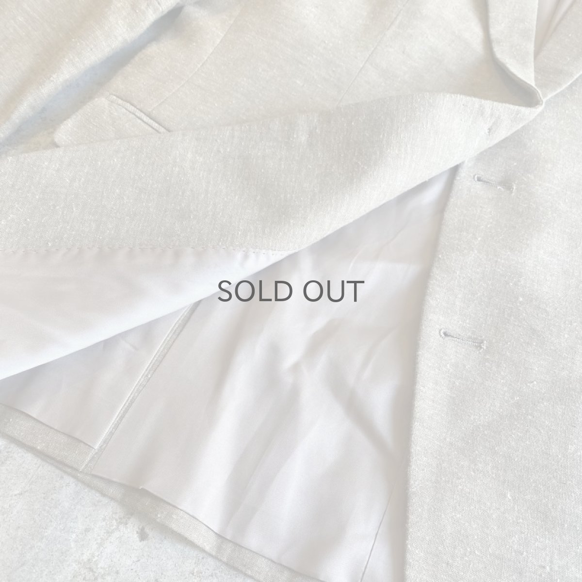 画像7: 【Wiz&Witch】"WEIRD" SHOULDER OFF LINEN TAYLOR JACKET / OS (7)