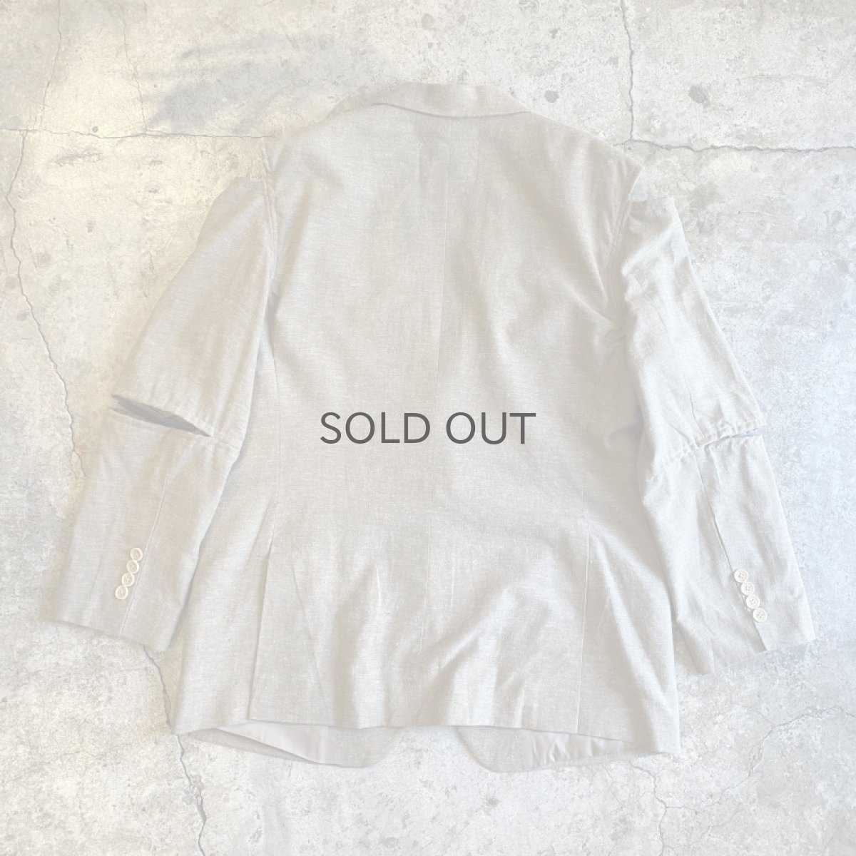 画像2: 【Wiz&Witch】"WEIRD" SHOULDER OFF LINEN TAYLOR JACKET / OS (2)