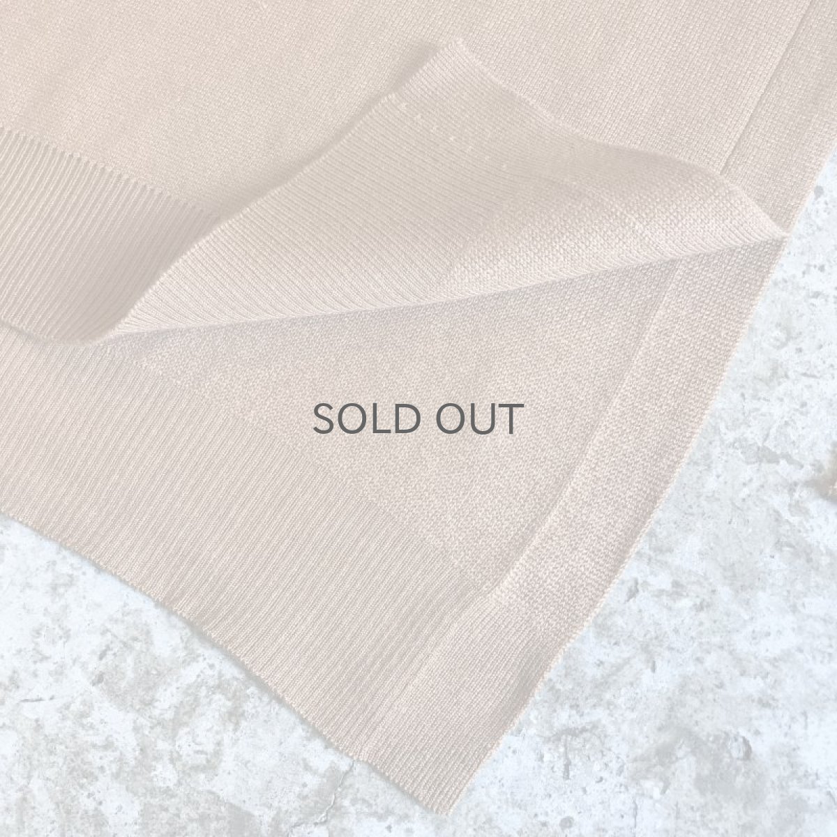 画像5: SIDE SLIT RING BELT DESIGN OVER SIZE COTTON VEST / Ladies L (5)