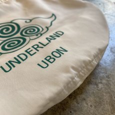 画像10: UNDERLAND × UBON 【笑門福来】　2022 巻雲巾着　/ WHITE×GREEN  (10)