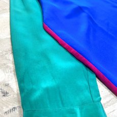 画像7: VARIOUS COLOR PANEL SILK L/S SHIRT / Mens S(L) (7)