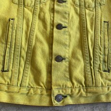 画像6: 【LEVI'S】YELLOW COLOR DENIM JACKET / Ladies M(34) / MADE IN USA (6)