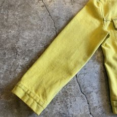 画像8: 【LEVI'S】YELLOW COLOR DENIM JACKET / Ladies M(34) / MADE IN USA (8)