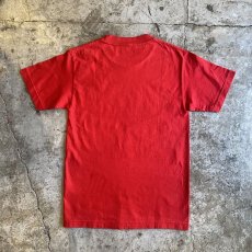 画像2: LOGO PRINTED RED COLOR S/S TEE / Ladies S(M) / MADE IN USA (2)