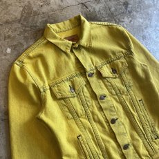 画像3: 【LEVI'S】YELLOW COLOR DENIM JACKET / Ladies M(34) / MADE IN USA (3)