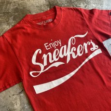 画像3: LOGO PRINTED RED COLOR S/S TEE / Ladies S(M) / MADE IN USA (3)