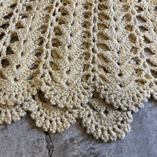 画像9: IVORY COLOR CROCHET DESIGN CARDIGAN / Ladies M (9)