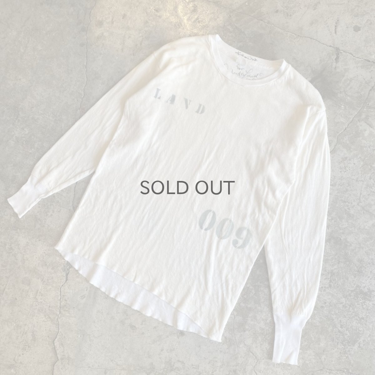 画像4: 【UNDERLAND × KViiN】　2022 STENCIL L/S THERMAL TOPS / OS (4)