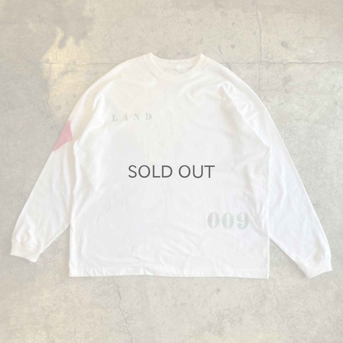 画像1: 【UNDERLAND × KViiN】　2022 STENCIL L/S TEE / OS (1)