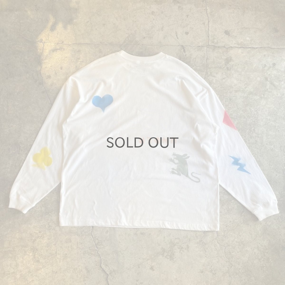 画像2: 【UNDERLAND × KViiN】　2022 STENCIL L/S TEE / OS (2)