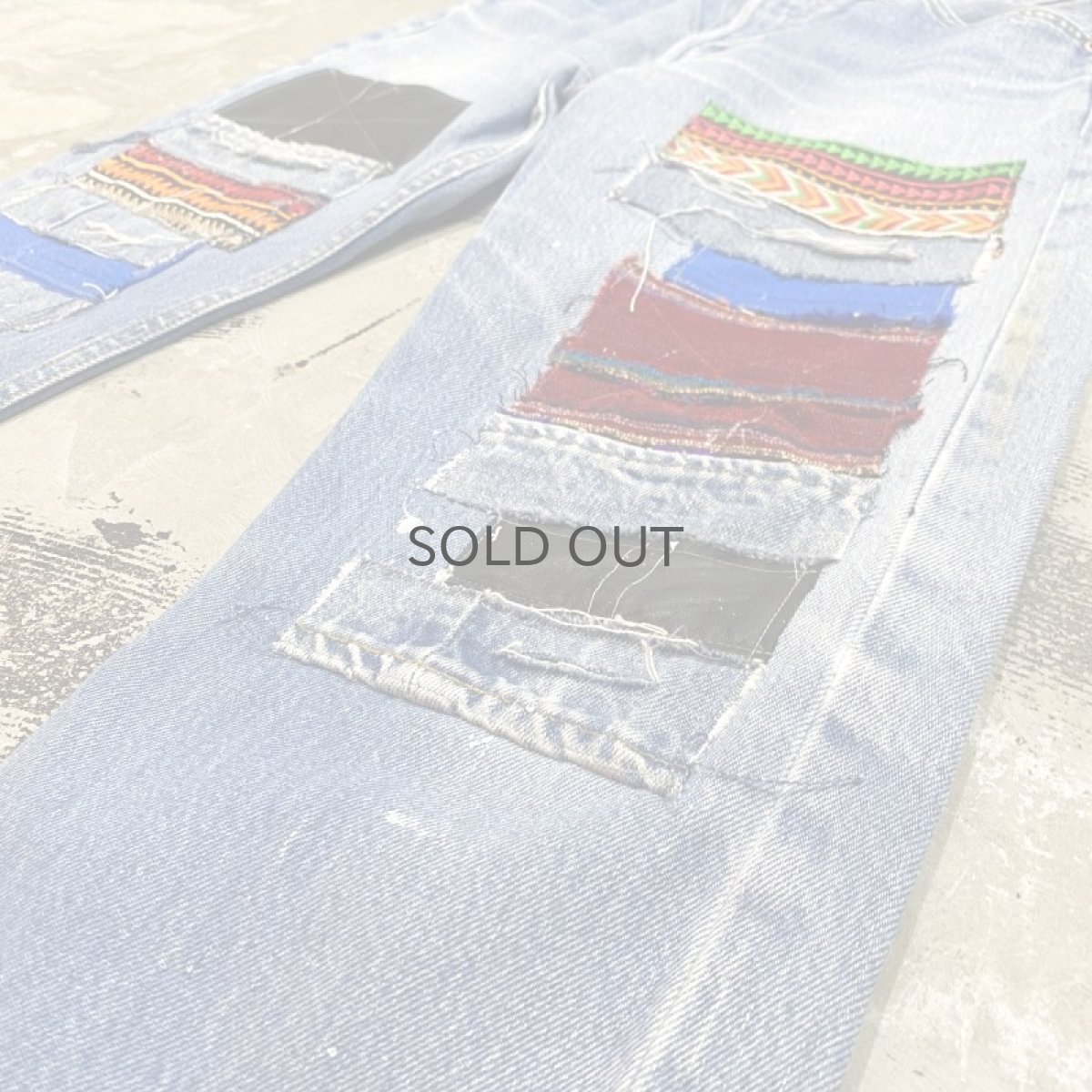 画像6: 【Wiz&Witch】"DIRTY BEAUTIFUL" CRUST ART JEANS / W31 (6)