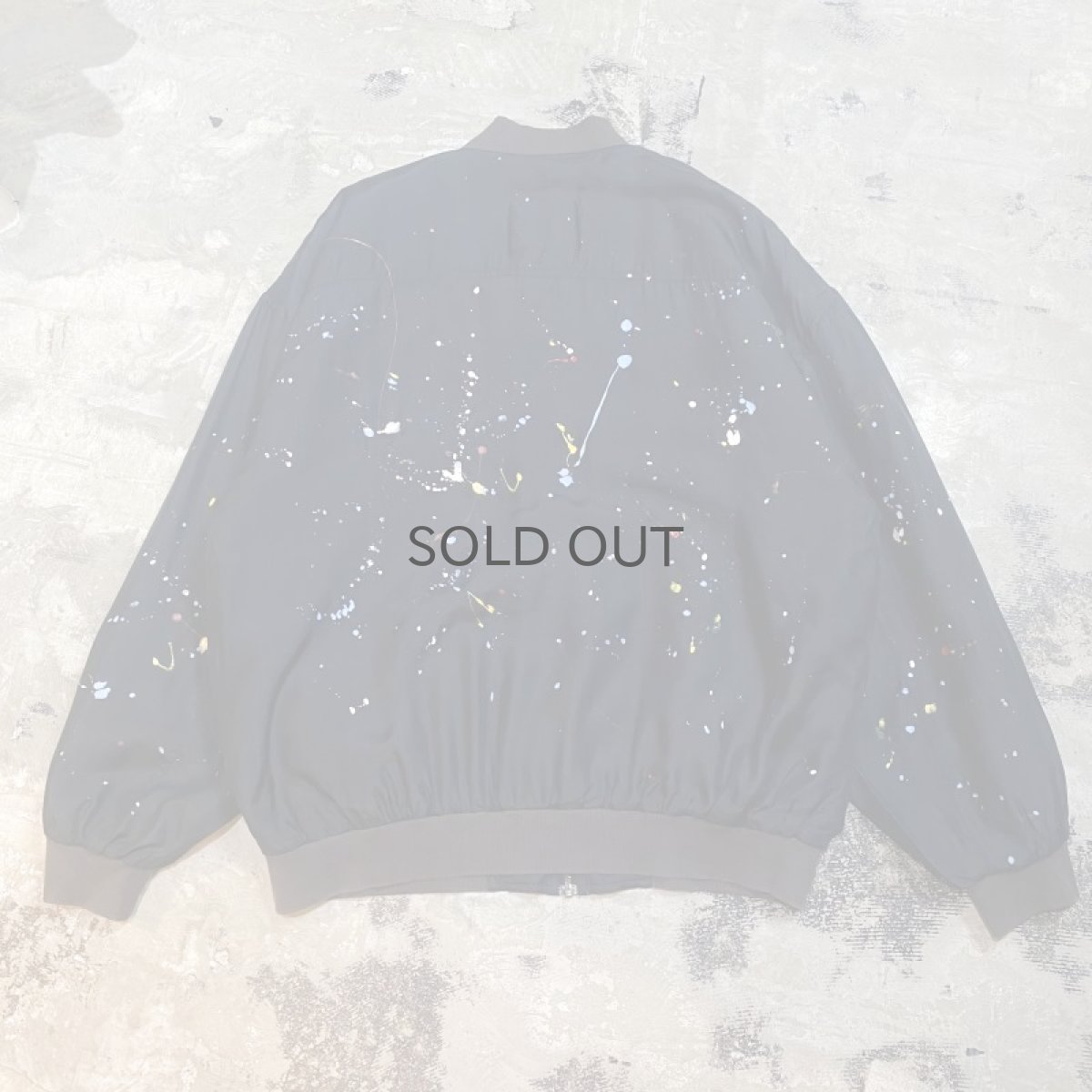 画像2: 【Wiz&Witch】"CANVAS" SPLASH SILK BLOUSON / OS (2)