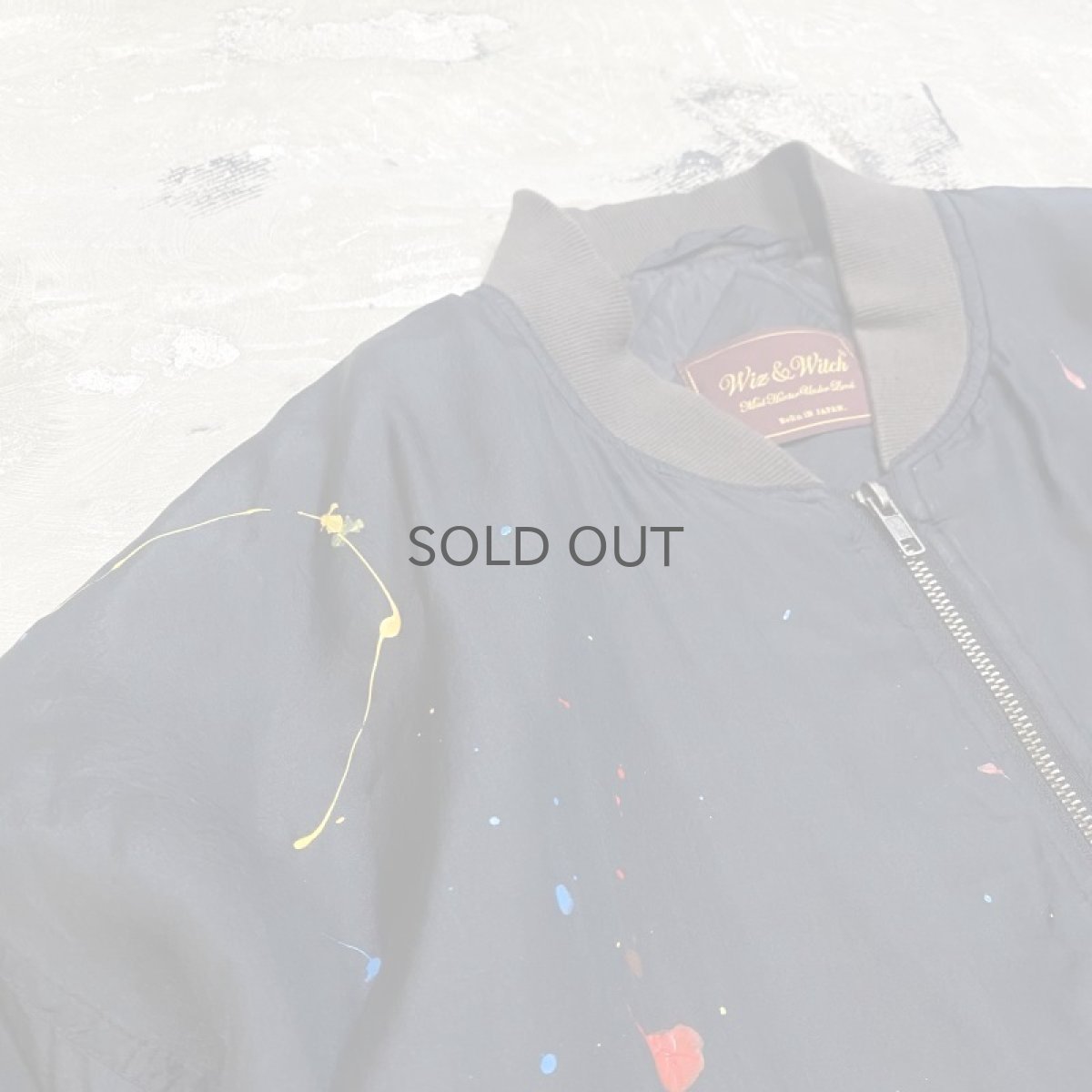 画像3: 【Wiz&Witch】"CANVAS" SPLASH SILK BLOUSON / OS (3)