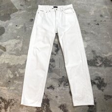 画像1: 【DKNY】OLD WHITE DENIM PANTS / W33 / MADE IN USA (1)