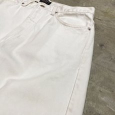 画像4: 【DKNY】OLD WHITE DENIM PANTS / W33 / MADE IN USA (4)