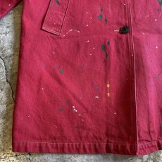 画像6: SPLASH PAINT COLOR DENIM LONG JACKET / Ladies M (6)