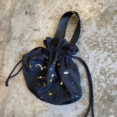 画像4: 【WONDERGROUND】SPLASH DRAWSTRING BAG (4)