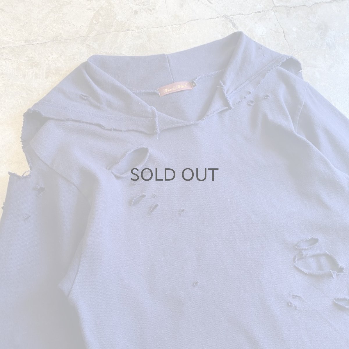 画像3: 【Wiz&Witch】"DIRTY BEAUTIFUL" BORO SAILOR L/S TEE / OS (3)