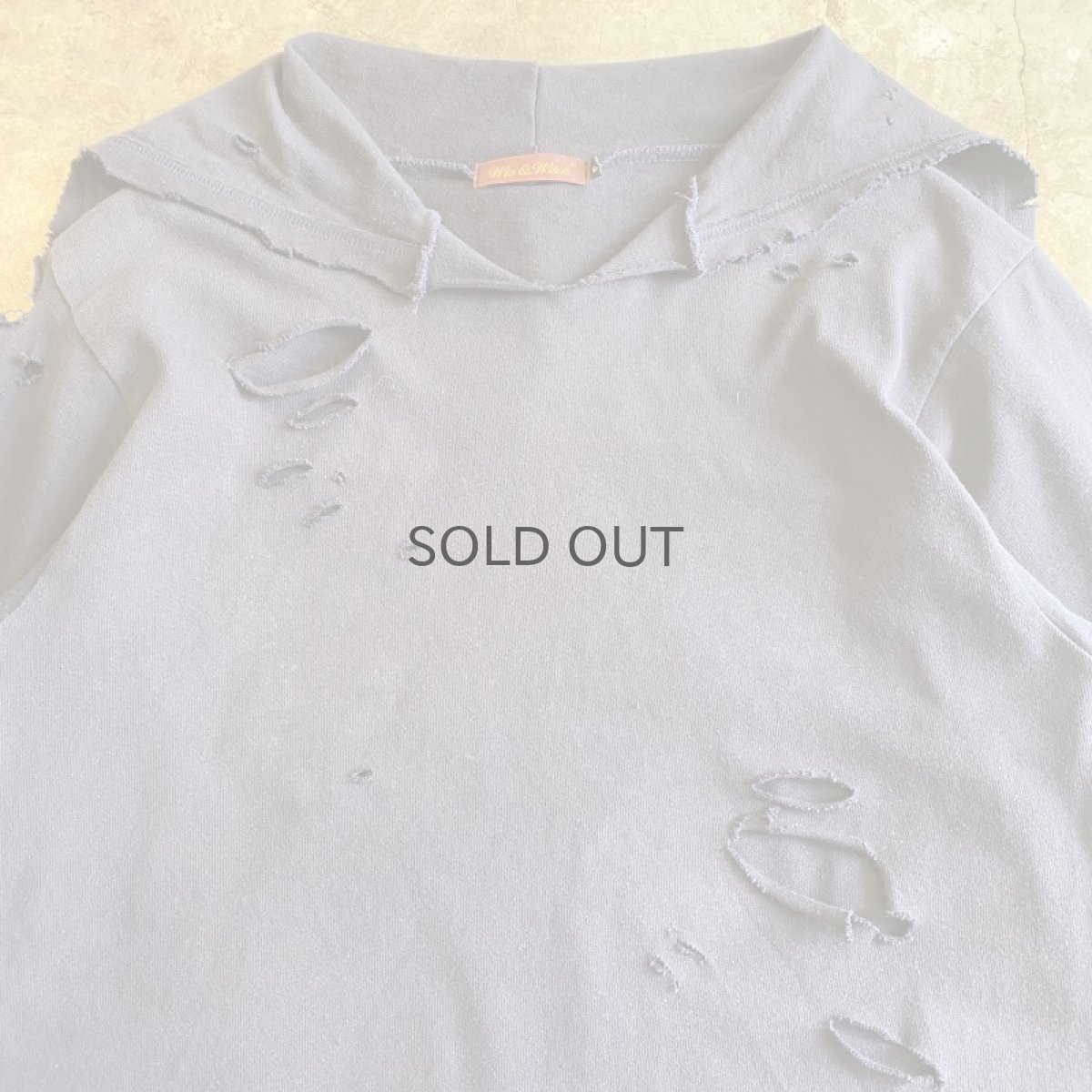 画像5: 【Wiz&Witch】"DIRTY BEAUTIFUL" BORO SAILOR L/S TEE / OS (5)