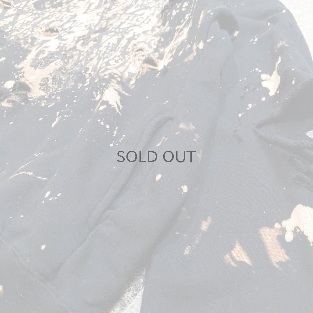 画像6: 【Wiz&Witch】"DIRTY BEAUTIFUL" DESTROY SWEAT PARKA / OS (6)