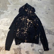 画像2: 【Wiz&Witch】"DIRTY BEAUTIFUL" DESTROY SWEAT PARKA / OS (2)