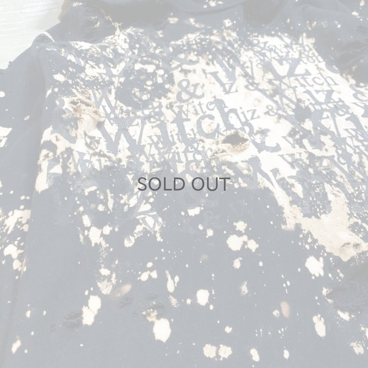 画像5: 【Wiz&Witch】"DIRTY BEAUTIFUL" DESTROY SWEAT PARKA / OS (5)