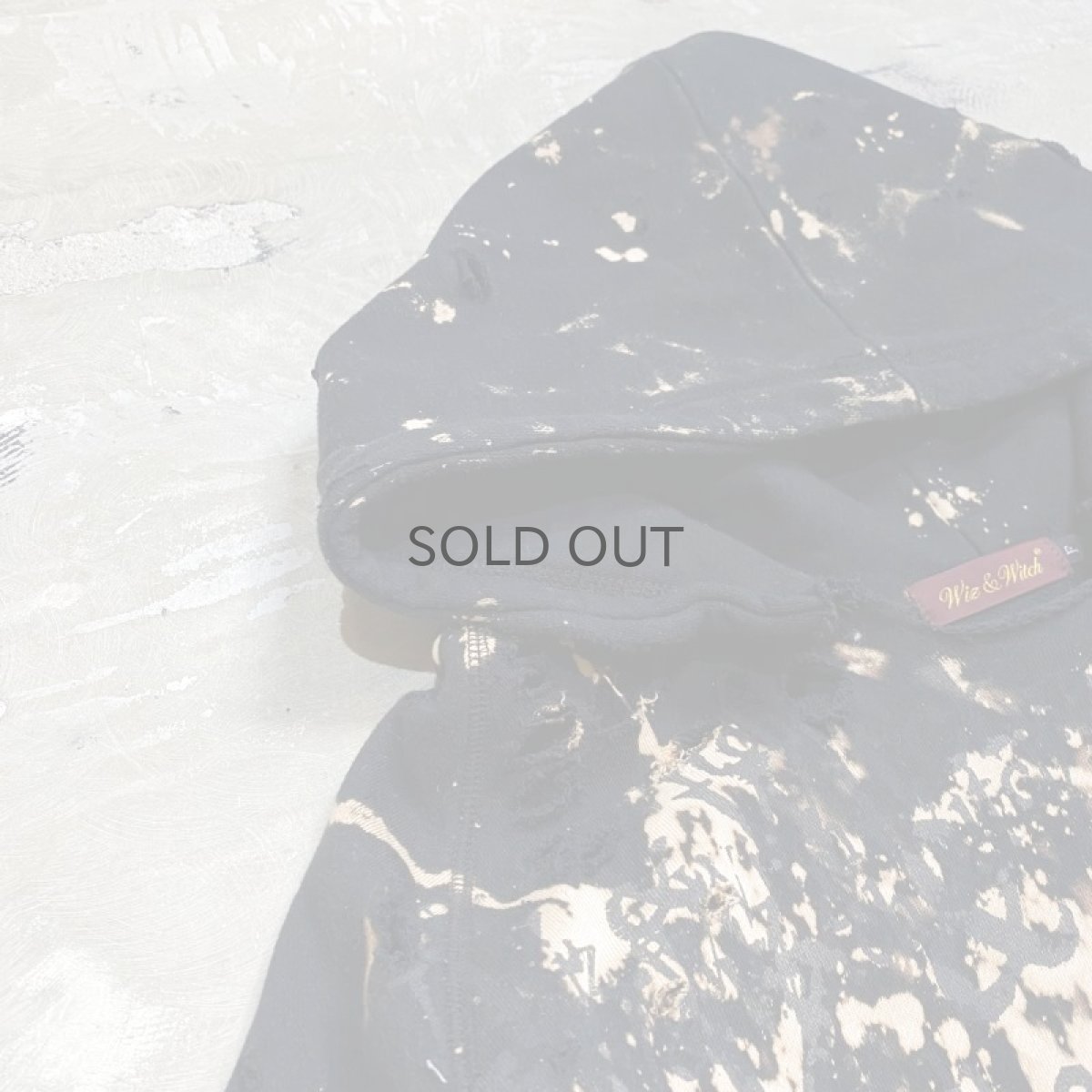 画像3: 【Wiz&Witch】"DIRTY BEAUTIFUL" DESTROY SWEAT PARKA / OS (3)