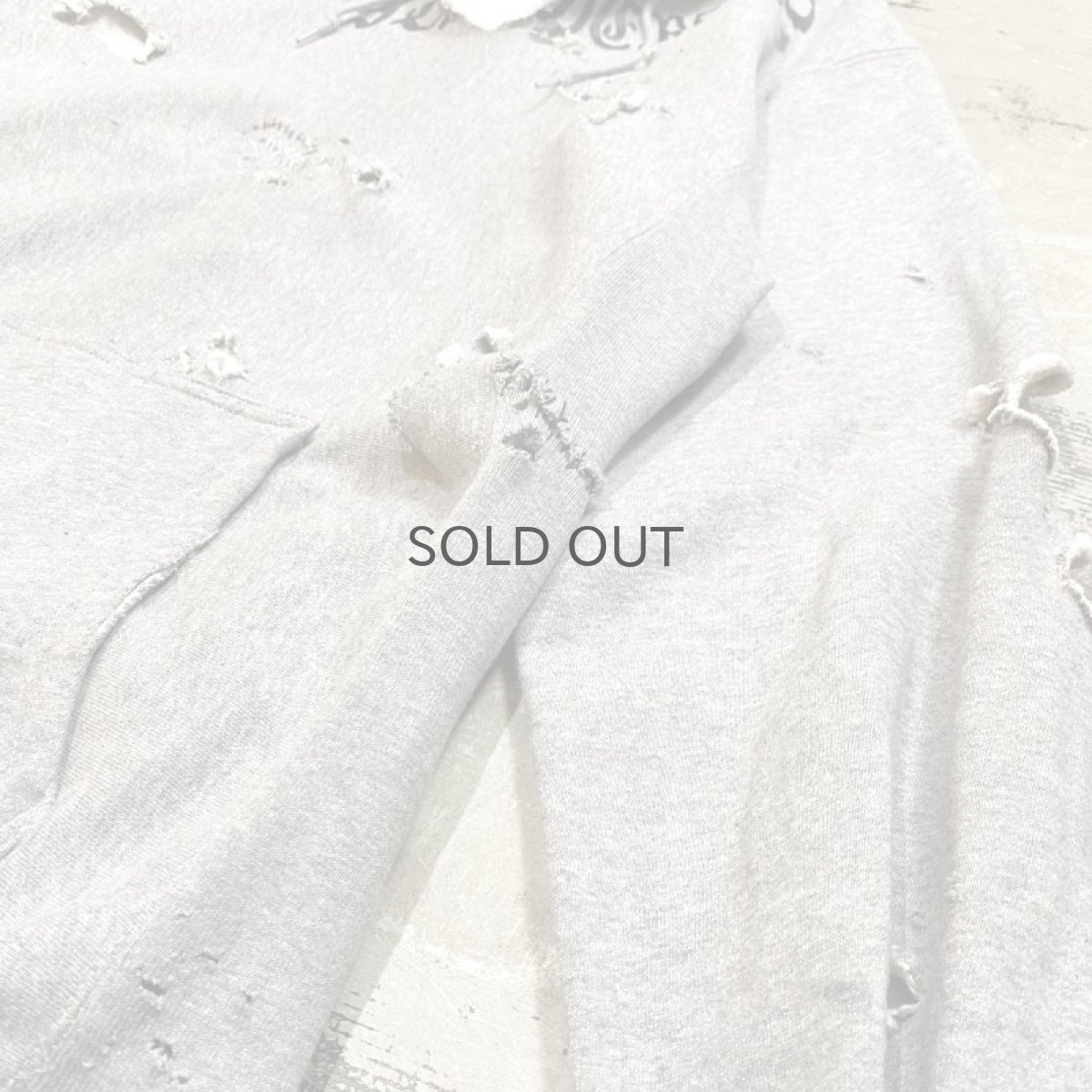 画像6: 【Wiz&Witch】"DIRTY BEAUTIFUL" DESTROY SWEAT PARKA / OS (6)