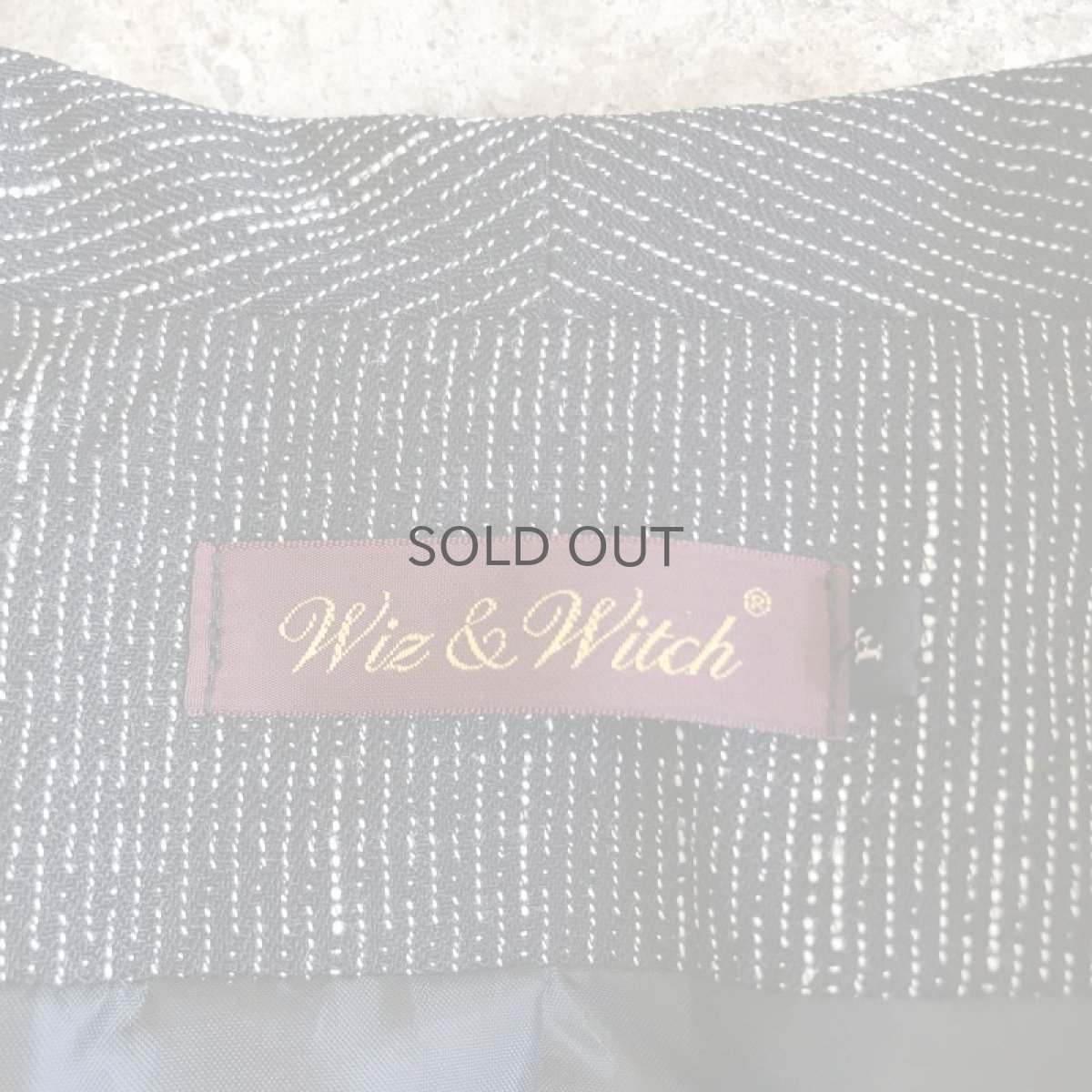 画像12: 【Wiz&Witch】"WEIRD" FUTURE WRAP TAYLOR JACKET / OS (12)