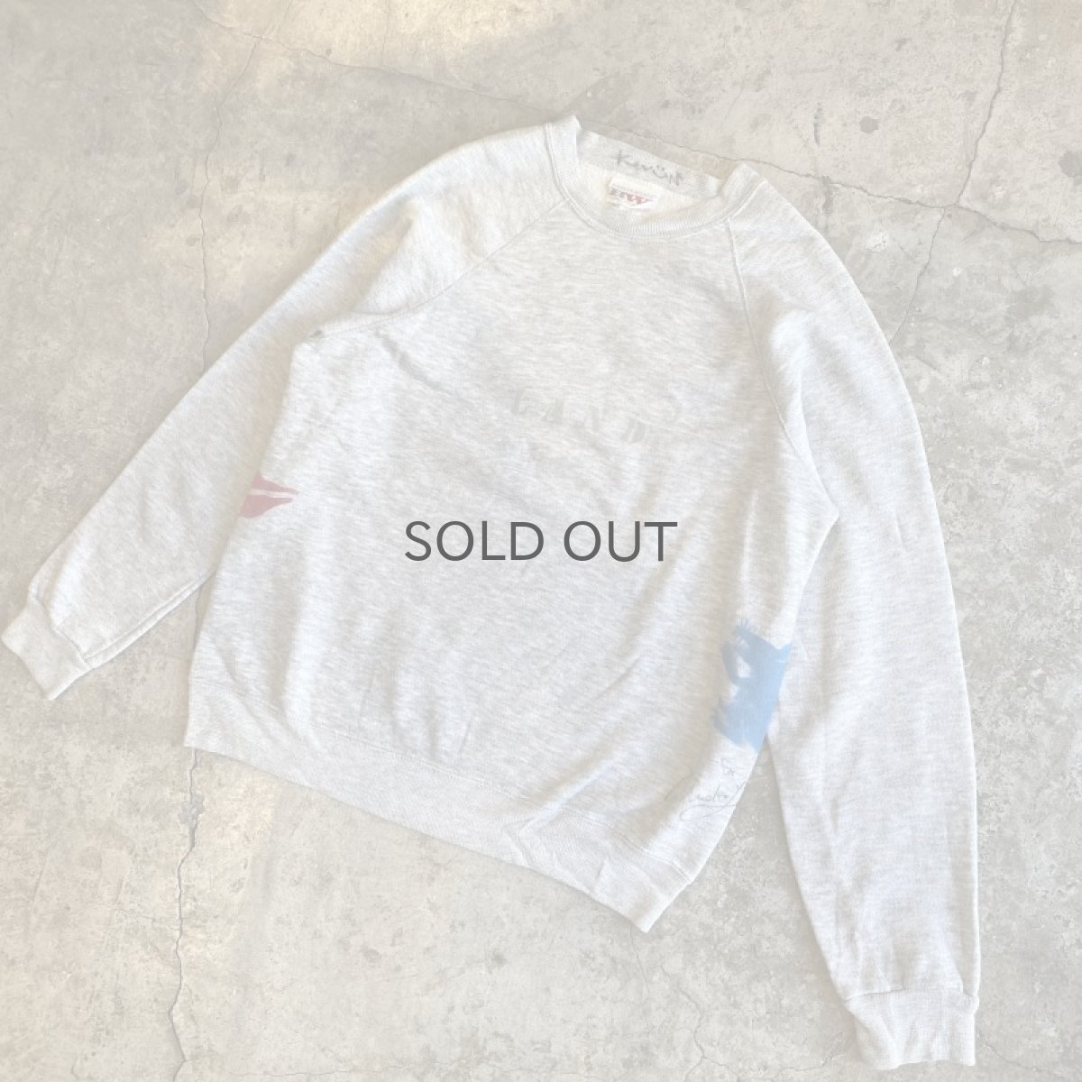 画像4: 【UNDERLAND × KViiN】　2022 STENCIL VINTAGE SWEAT / OS (4)