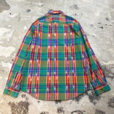 画像2: 【RALPH LAUREN】CHECK PATTERN L/S SHIRT / Mens M (2)