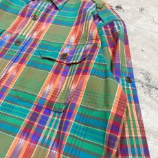 画像4: 【RALPH LAUREN】CHECK PATTERN L/S SHIRT / Mens M (4)