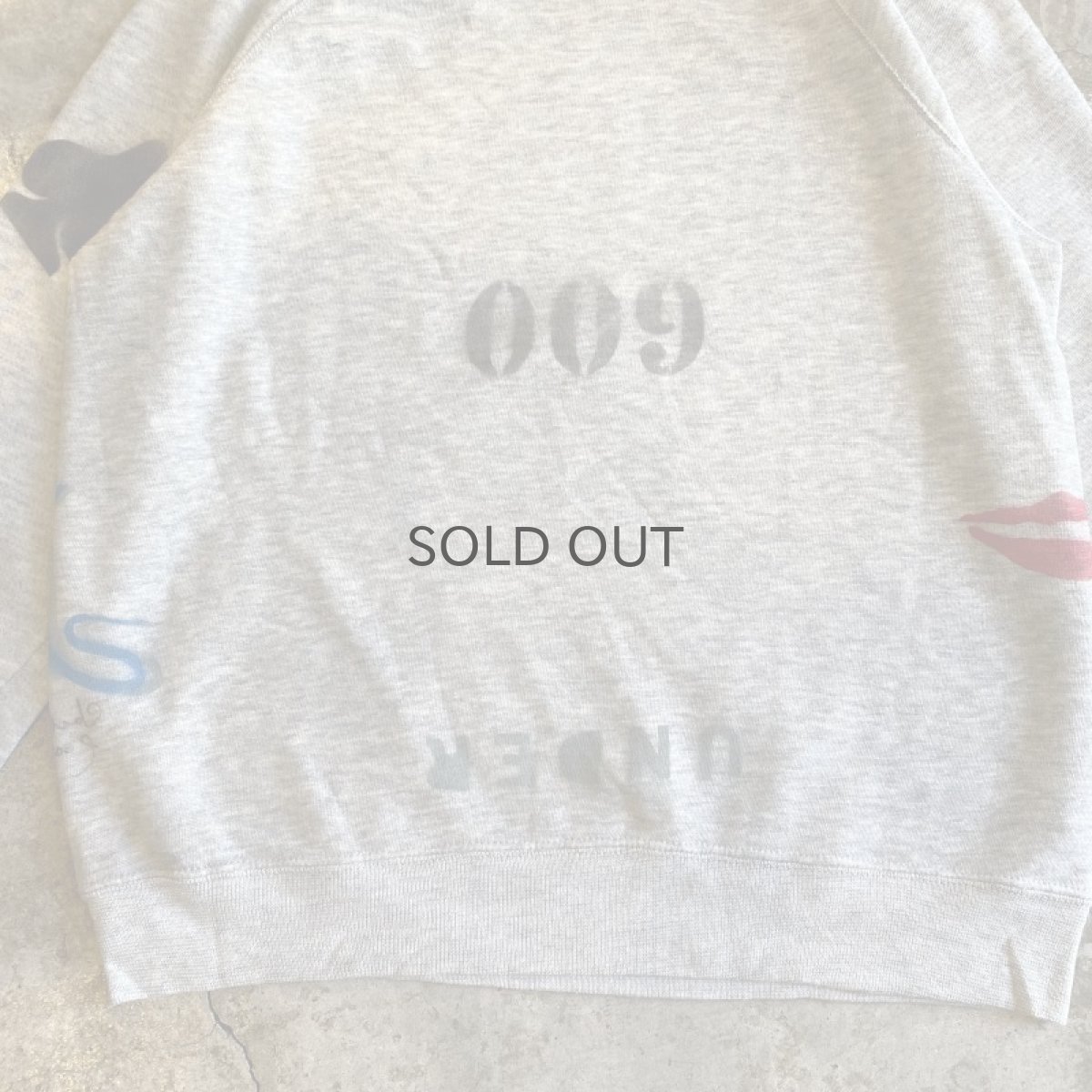 画像10: 【UNDERLAND × KViiN】　2022 STENCIL VINTAGE SWEAT / OS (10)