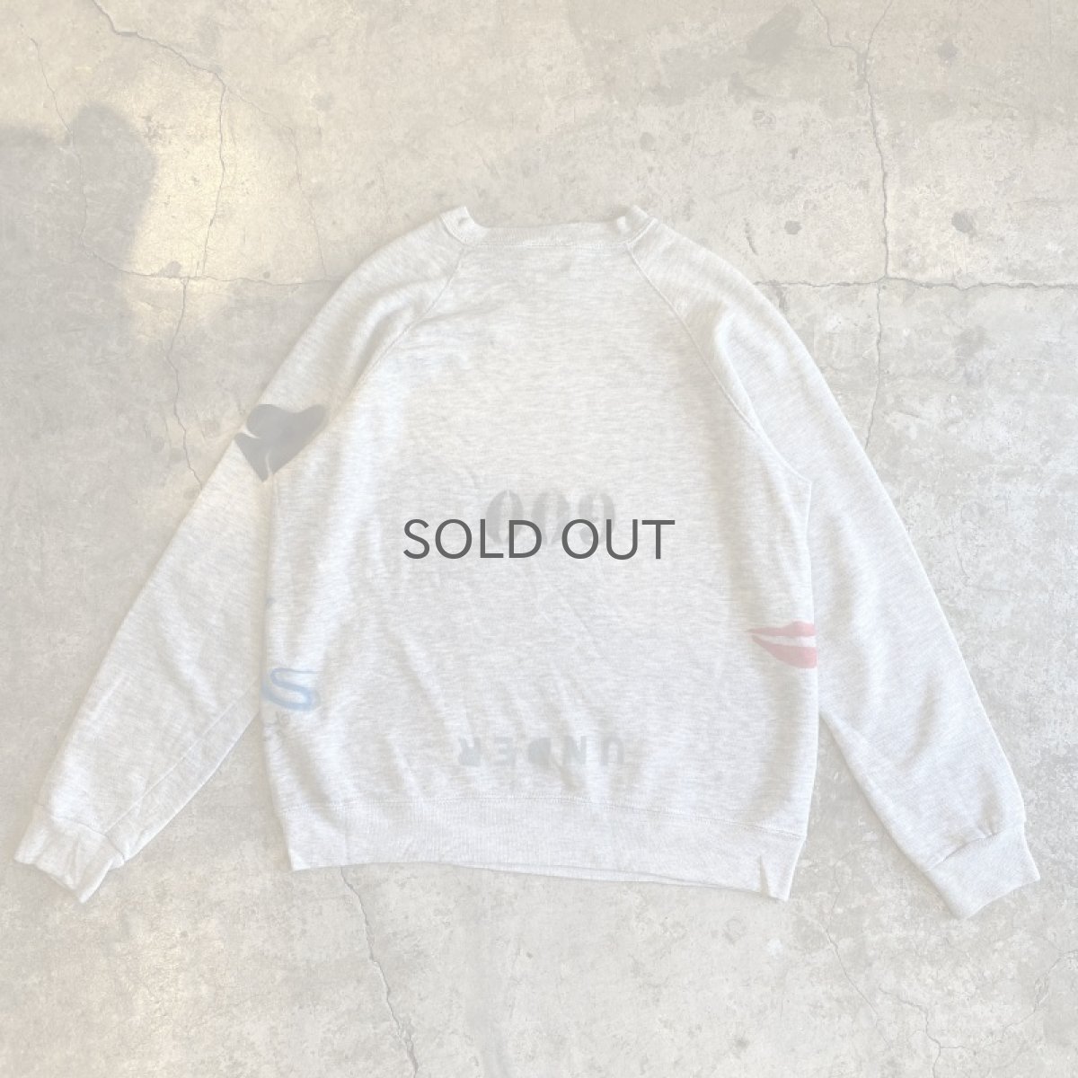 画像2: 【UNDERLAND × KViiN】　2022 STENCIL VINTAGE SWEAT / OS (2)