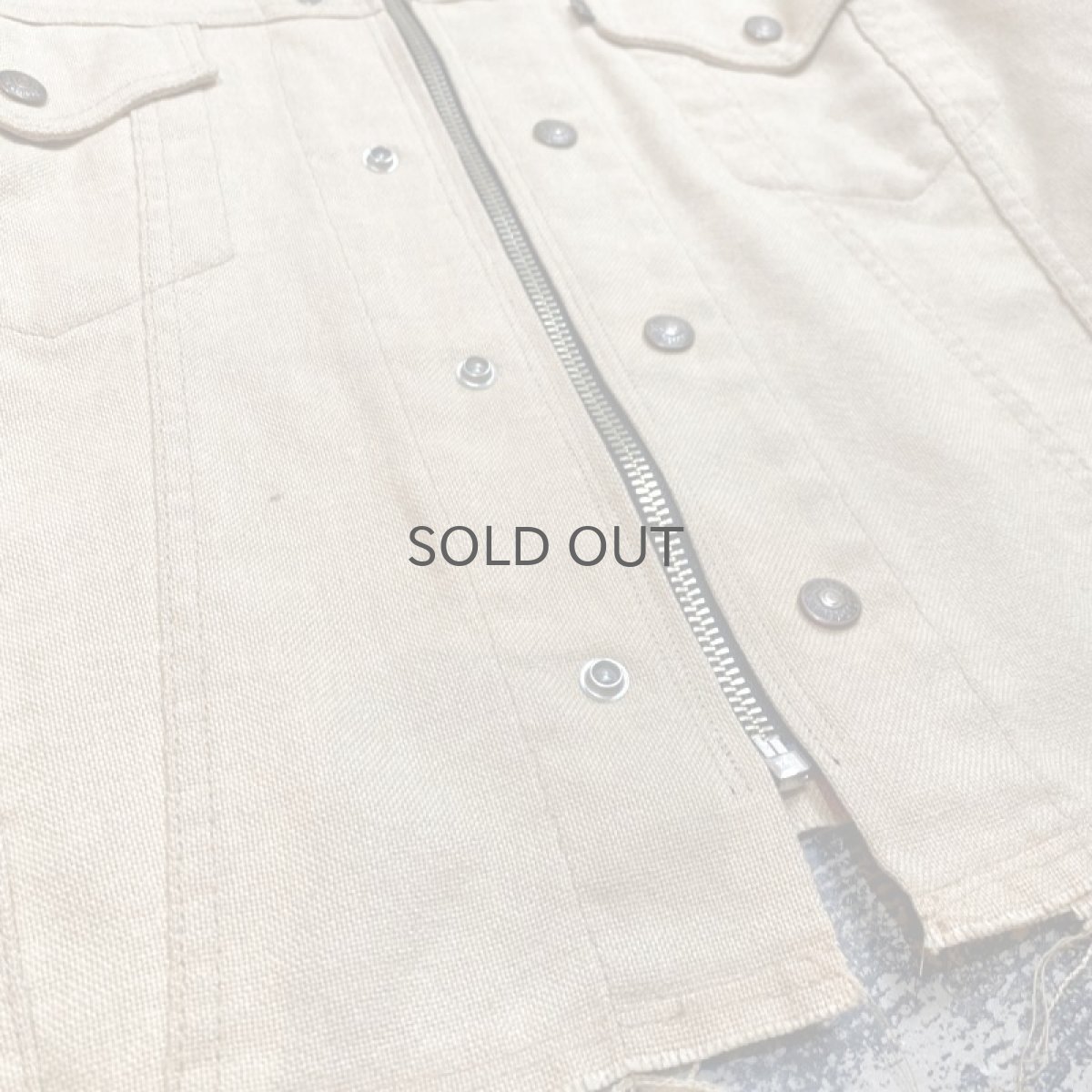 画像6: 【Wiz&Witch】~BLACK LABEL~ OLD LEVI'S MONSTER ELBOW ZIP UP JACKET / OS (6)