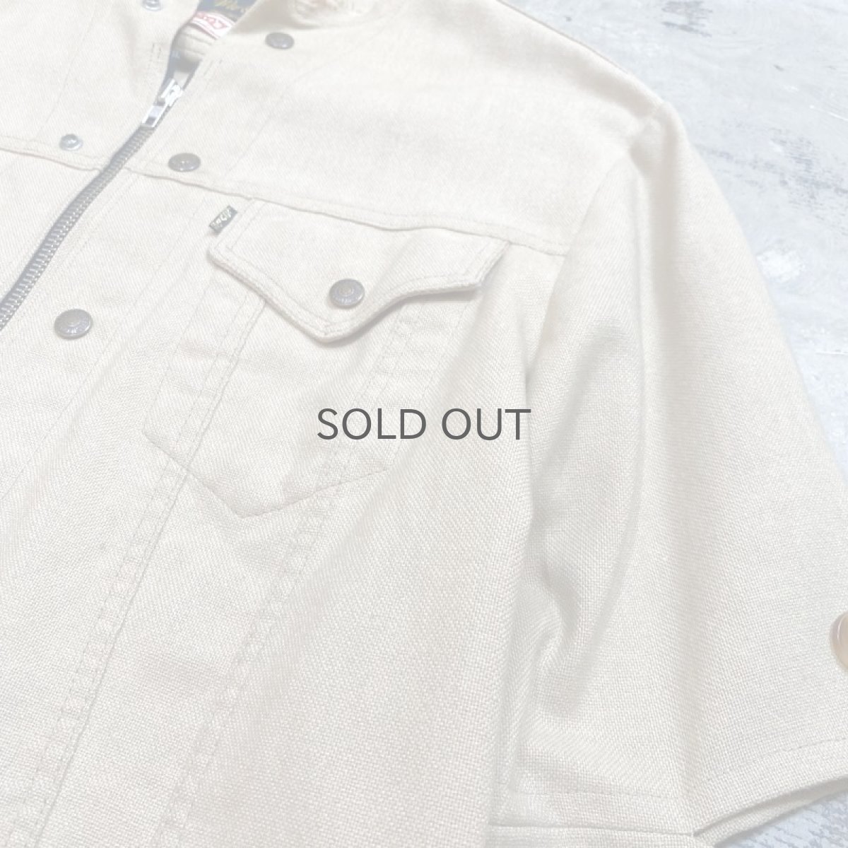 画像5: 【Wiz&Witch】~BLACK LABEL~ OLD LEVI'S MONSTER ELBOW ZIP UP JACKET / OS (5)