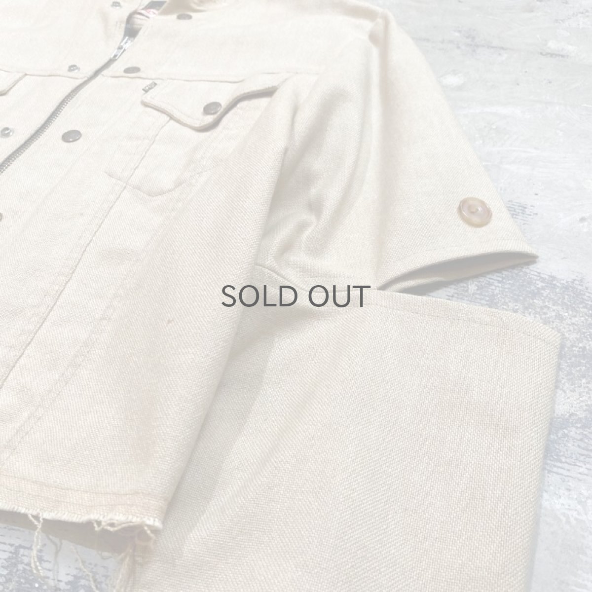 画像7: 【Wiz&Witch】~BLACK LABEL~ OLD LEVI'S MONSTER ELBOW ZIP UP JACKET / OS (7)