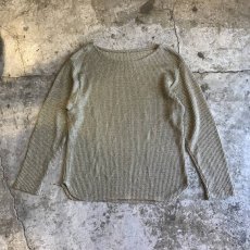 画像1: GOLD GLITTER MIX COLOR PATTERN L/S TOPS / Ladies M (1)
