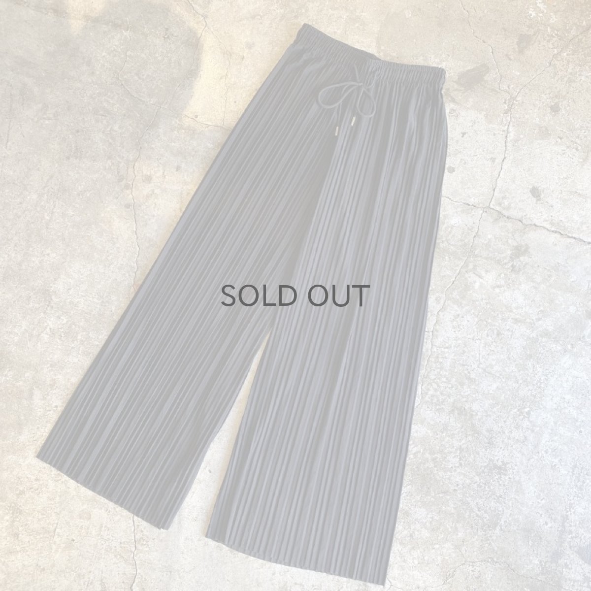 画像4: PLEATED DESIGN WIDE PANTS / FREE (4)