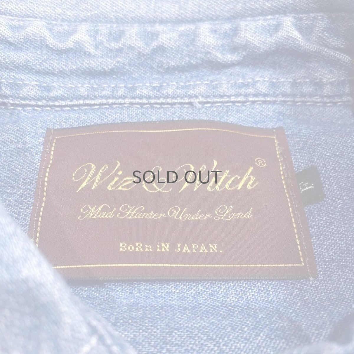 画像10: 【Wiz&Witch】"CANVAS" ANARCHY DENIM SHIRT / OS (10)