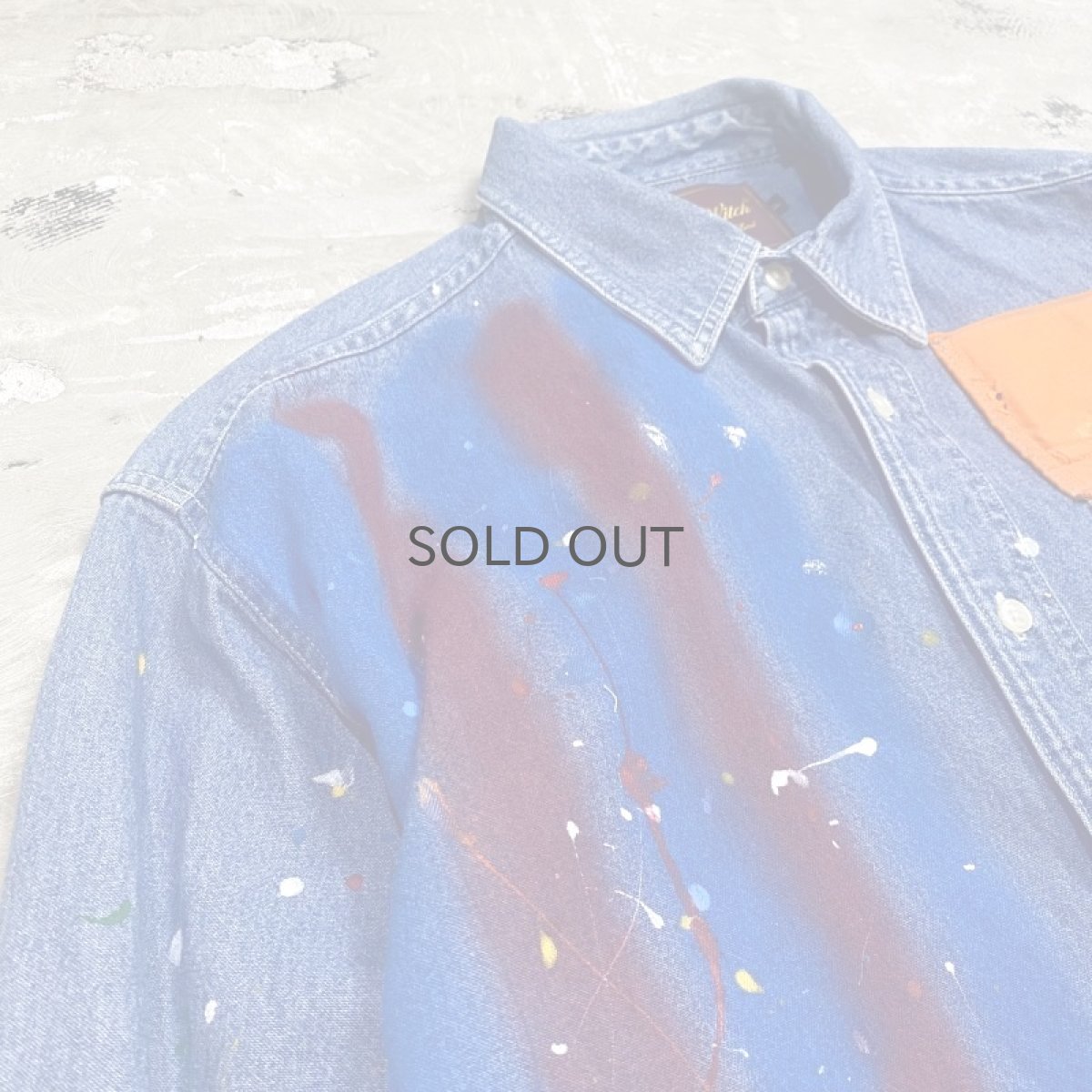 画像3: 【Wiz&Witch】"CANVAS" ANARCHY DENIM SHIRT / OS (3)