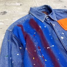 画像3: 【Wiz&Witch】"CANVAS" ANARCHY DENIM SHIRT / OS (3)