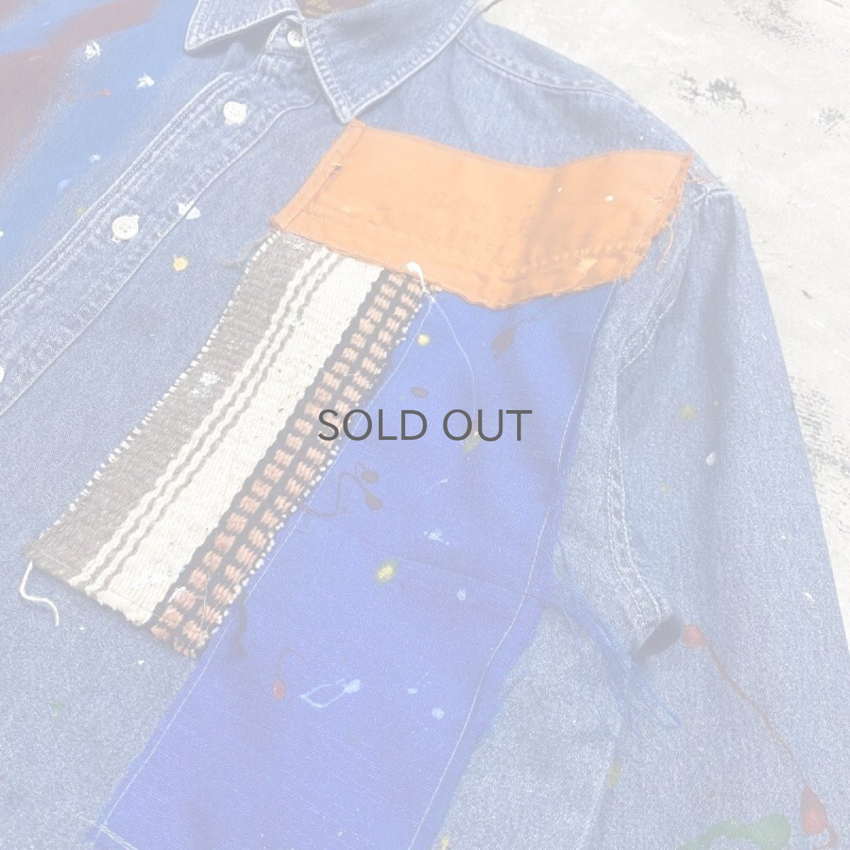 画像4: 【Wiz&Witch】"CANVAS" ANARCHY DENIM SHIRT / OS (4)