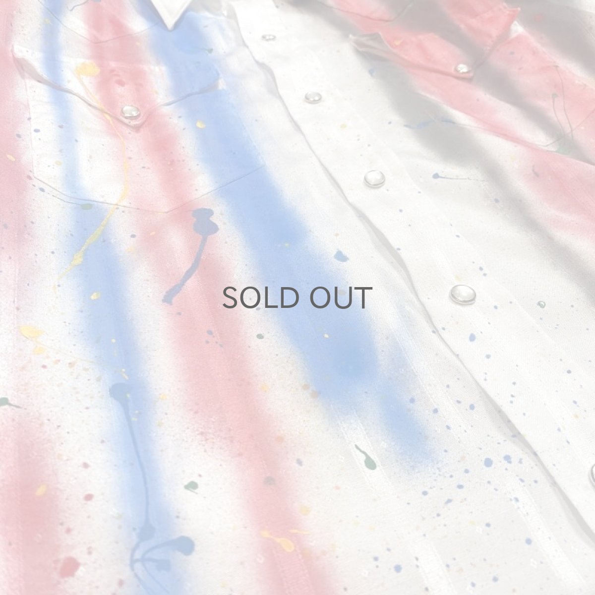 画像5: 【Wiz&Witch】"CANVAS" SPLASH WESTERN SHORT SHIRT / OS (5)