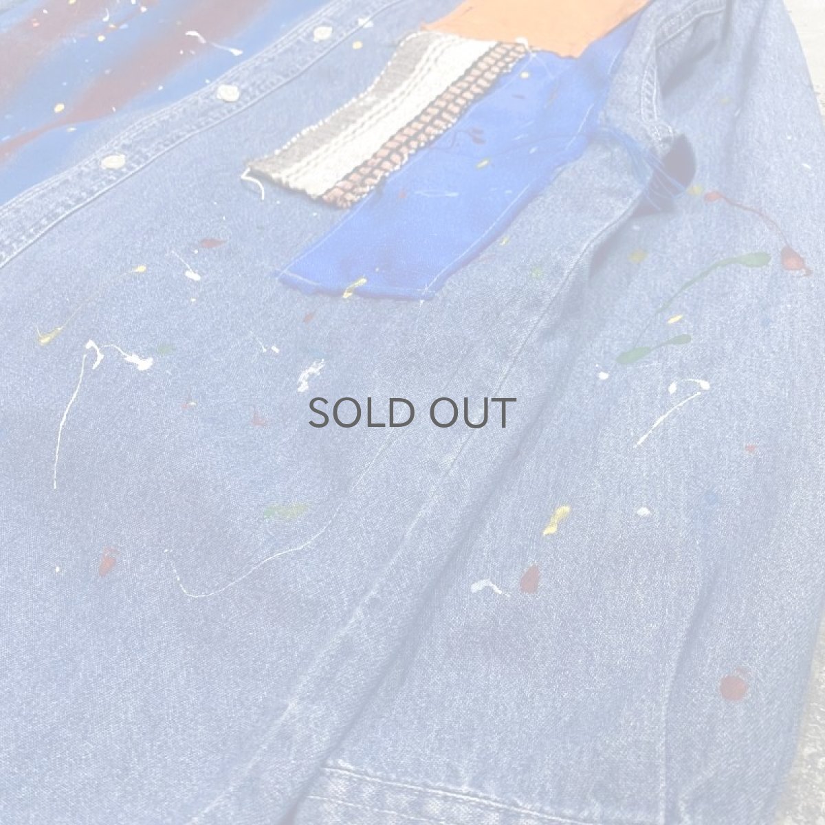 画像6: 【Wiz&Witch】"CANVAS" ANARCHY DENIM SHIRT / OS (6)