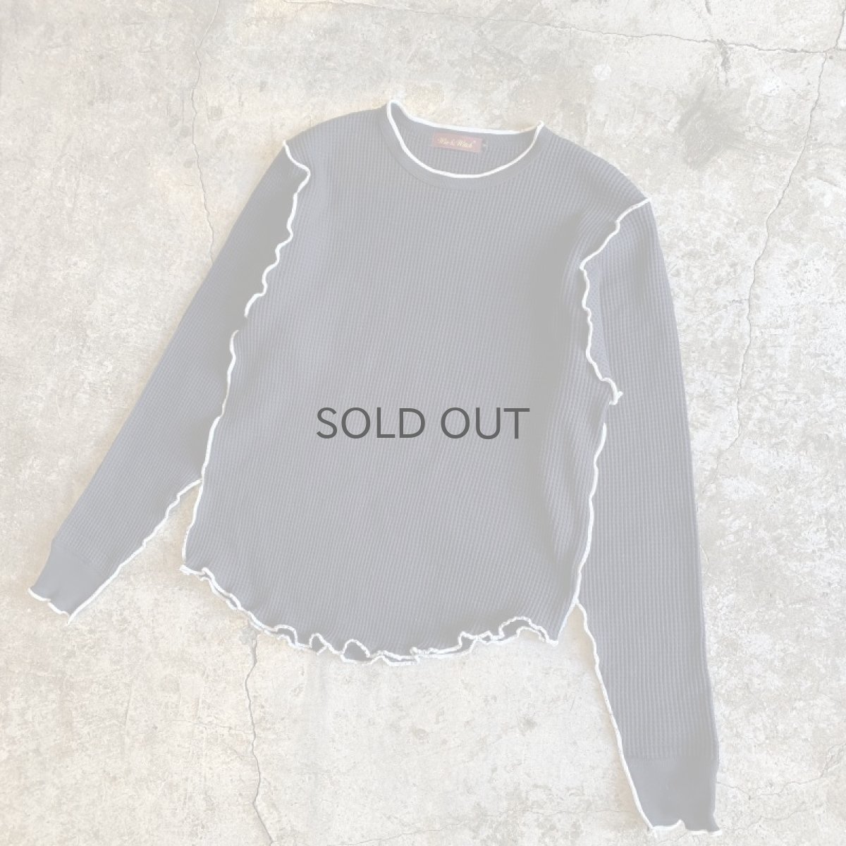 画像4: 【Wiz&Witch】"OUT STITCH" THERMAL L/S TEE / OS (4)