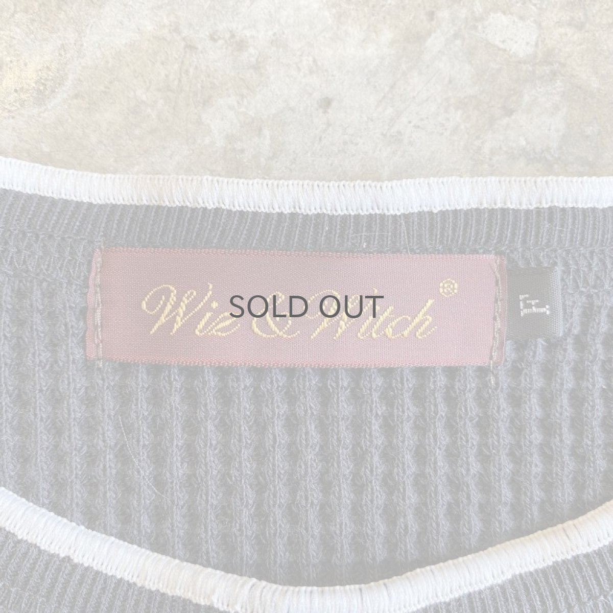 画像10: 【Wiz&Witch】"OUT STITCH" THERMAL L/S TEE / OS (10)