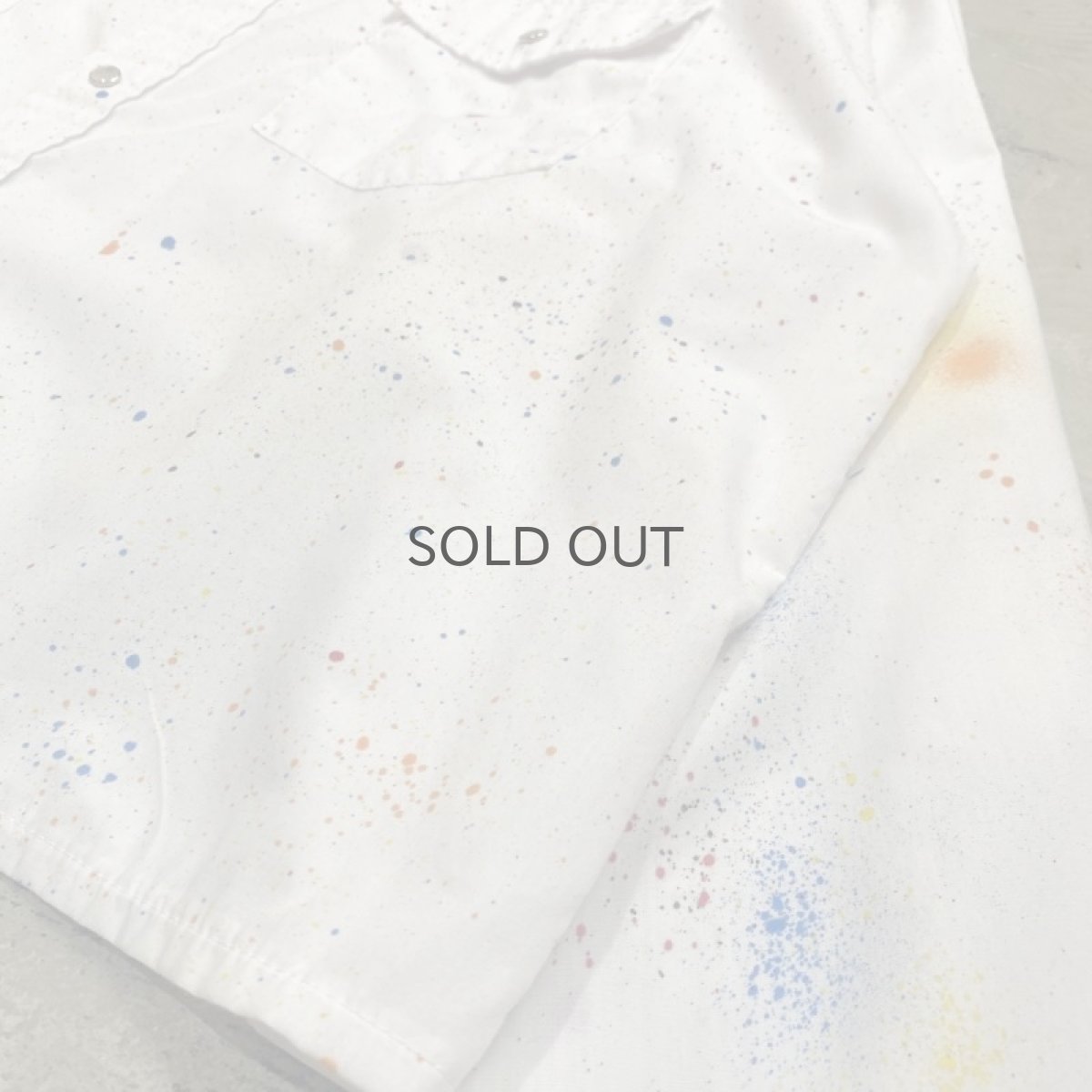 画像6: 【Wiz&Witch】"CANVAS" SPLASH WESTERN SHORT SHIRT / OS (6)